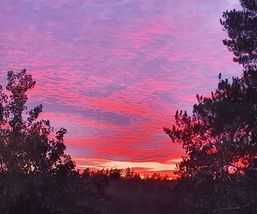 Solnedgang fra Ringvoll. Foto: Morten Braarud